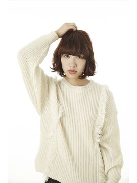 クロードモネ 浦和店(Claude MONET) 厚めの前髪が可愛い無造作ボブ