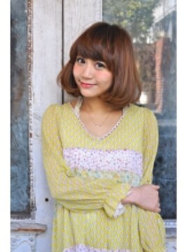 クラン(clan) <小顔ボブ大人キュート抜け感スタイル＞