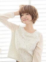 アース 花巻店(HAIR&MAKE EARTH) 大人かわいいふんわりショート【EARTH花巻】
