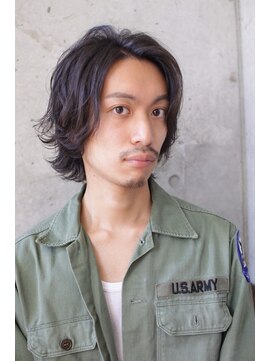 ファム(FAM) ニュアンスパーマ×ミディアムレイヤー　代官山　中目黒　恵比寿