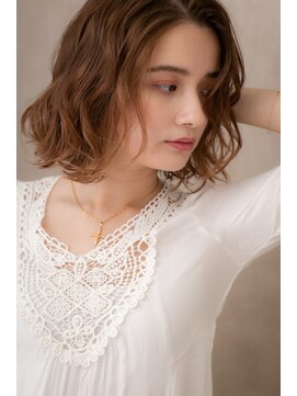 カバーヘア ブリス 上尾西口店(COVER HAIR bliss) 外国人風ウェーブパーマ☆小顔グラマラスボブZ上尾10代20代30代