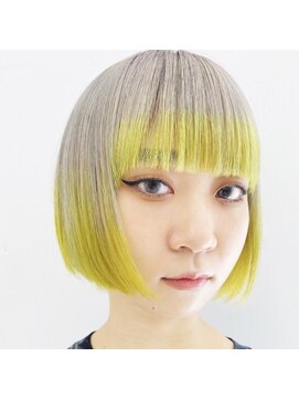 クク(QUQU) ホワイトイエローボブ