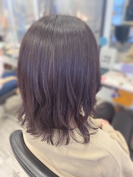 フレンズ 平岡店(friend's) 【札幌平岡　パープルヘアー】　木村美菜子