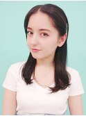 ヘルシースタイル×暗色ショコラアッシュ[縮毛矯正/髪質改善]