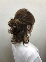 ミリオン美容室 定額デザイン ハーフアップ