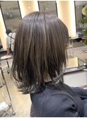【LA'BO三浦】ミディアムレイヤー×マットアッシュ