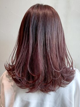 アイティーバイアルバム 松戸店(IT by ALBUM) カシスベージュ_くびれヘアビタミンカラー_ba339212