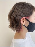 動きのあるショートボブ