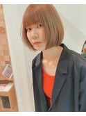ハイトーンベージュ×ボブ★