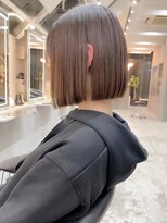 リール 銀座(R'EEL)&nbsp;ココアベージュボブルフ×髪質改善[銀座]