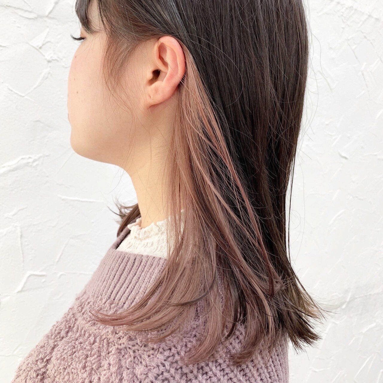 Elena ブラック インナー ピンク シルバー金具｜レディース 