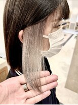 グリッター 泉中央店(GRITTERs)&nbsp;ワンブリーチで作るグレージュカラー