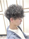 メンズパーマ波巻きツイストスパイラル