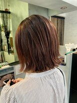 クラッチバイシオンアグリゲイト(CLUTCH by Zi-on aggregate)&nbsp;ハイライト×タッセルボブ×鎖骨ミディ/ヌナボブ