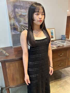 ヘアーアイストゥーレ(HAIR ICI TRE) ロング　顔まわりステップ　担当渡邉桜桃