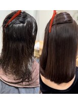 くびレイヤーエモージュグレーベージュカラーダーク アッシュ