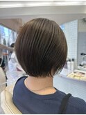 髪質改善/グレージュカラー/前髪/ブルーグレージュ