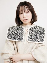 オンク 新宿(onk)&nbsp;黒髪/グレーベージュ/レイヤーロング/前髪パーマ[新宿駅]