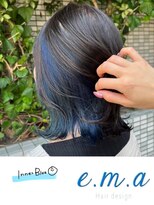 エマヘアデザイン(e.m.a Hair design)&nbsp;インナーブルー
