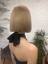 ココテラス(coco terrace)&nbsp;ブリーチ/ケアブリーチ/ミルクティーベージュ/ボブ