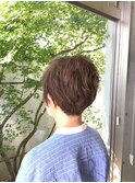ブロー無し くせ毛×ショート