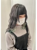姫カット×インナーカラー