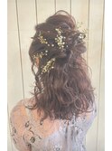 素敵な一日にウェディングヘアセット