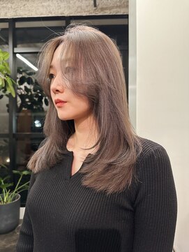 ニール 名古屋 伏見 丸の内(NEELU) 【Neelu_misa】透けるグレージュカラー