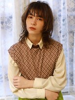 アイル(I'll) うる艶髪デジタルパーマくせ毛風カールウルフカット　M1