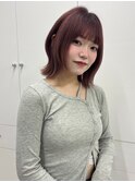 ☆ヌーディカラー/小顔ヘア/大人ボブ/前下がりレイヤーボブ