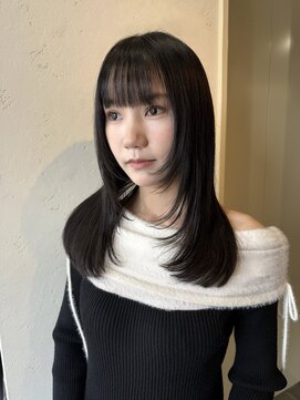 ヘアースタジオゼン アドバンス(hair studio Zen advance) セミロング顔まわりレイヤー