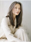 ☆ホワイトグレージュミニウルフデジタルパーマチェリーブラウン