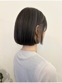 ボブ×グレージュ