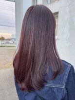 ラプトヘア(Rapt.HAIR) しっかり発色!艶々チェリーレッド◎