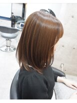 ヘアテリア リュウ 大塚(hair teria ryu) ミディアムレイヤー/ブラウン