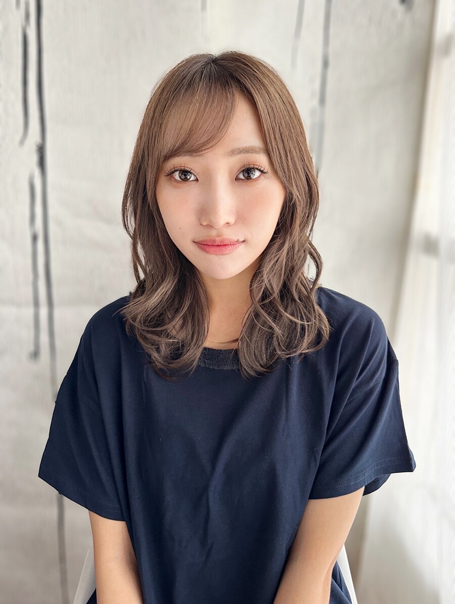 人気No.1　【カット+カラー+生トリートメント】      ￥15400→￥13200