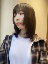 チャコレ パーチ 北千住店(Chacolle perch)&nbsp;ミディアムレイヤー×フォギーベージュ