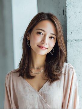 ロッソ ヘアアンドスパ 谷塚店(Rosso Hair&SPA) レイヤーカット/切りっぱなしボブ／エアリーロング