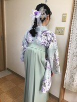びよう細川&nbsp;袴着付け