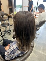 バセット バイ アルター 鎌取店(basset by aL-ter)&nbsp;ハッシュカット/グレージュ/デザインカラー/鎌取