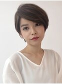 スタイリング簡単 小顔ハンサムショート/Salon銀座