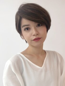 サロン(Salon) スタイリング簡単 小顔ハンサムショート/Salon銀座
