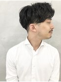 ツーブロック × 秋メンズヘア