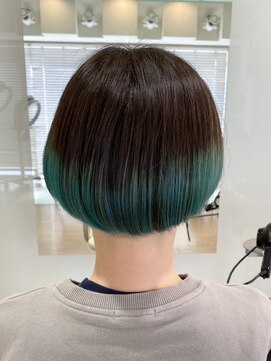 レンジシキチジョウジ (RENJISHI KICHIJOJI) 個性派カラーボブ【RENJISHI 宮本】