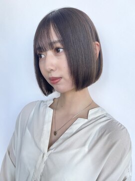トニーアンドガイ 広尾店(TONI & GUY) ぱつっとボブ ミニボブ タッセルカット