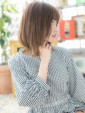 カバーヘア ブリス 戸田公園西口店(COVER HAIR bliss) くせ毛風透け感外ハネミディハイライトa戸田公園20代30代40代!