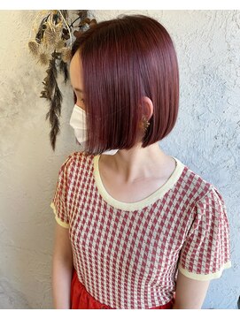 ヘアスタジオニコ(hair studio nico...) ピンクバイオレットボブ★