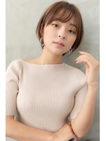 オースティン 流山おおたかの森(AUSTIN)&nbsp;大人かわいい前髪セシルカットココアブラウンフリンジウェーブ