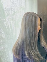 ヘアーメイク カラーバイカラー(hair make Color Color) 脱白髪染めデザインカラー
