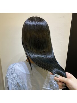 サロンドミルク 溝の口店(salon de MiLK) 髪質改善 艶透明感オリーブグレー